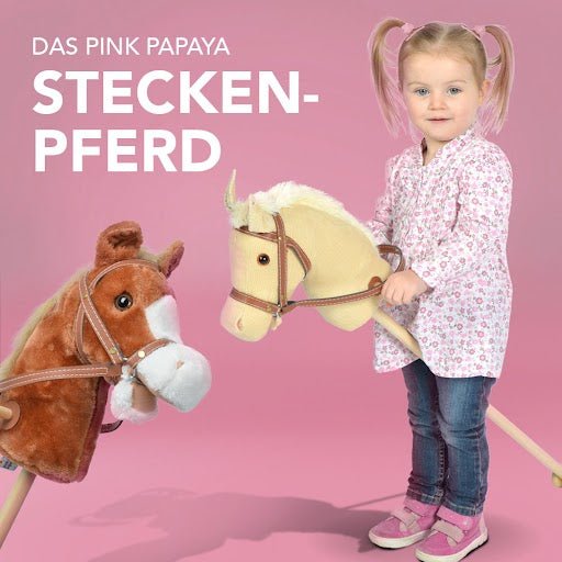 Steckenpferd oder Hobby Horse - Pink Papaya Toys