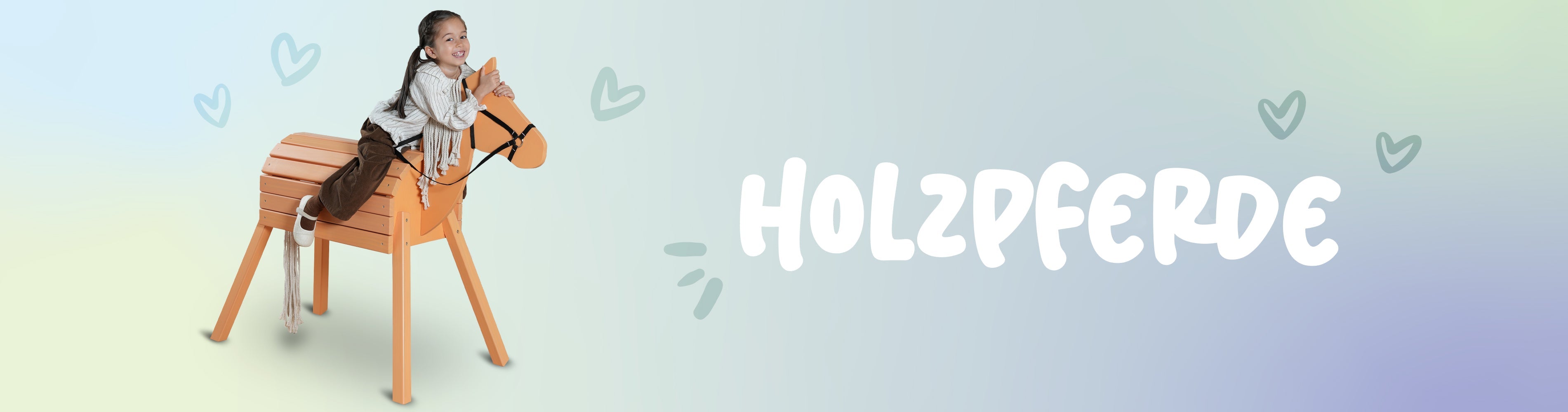 Kategorie Banner - Holzpferde