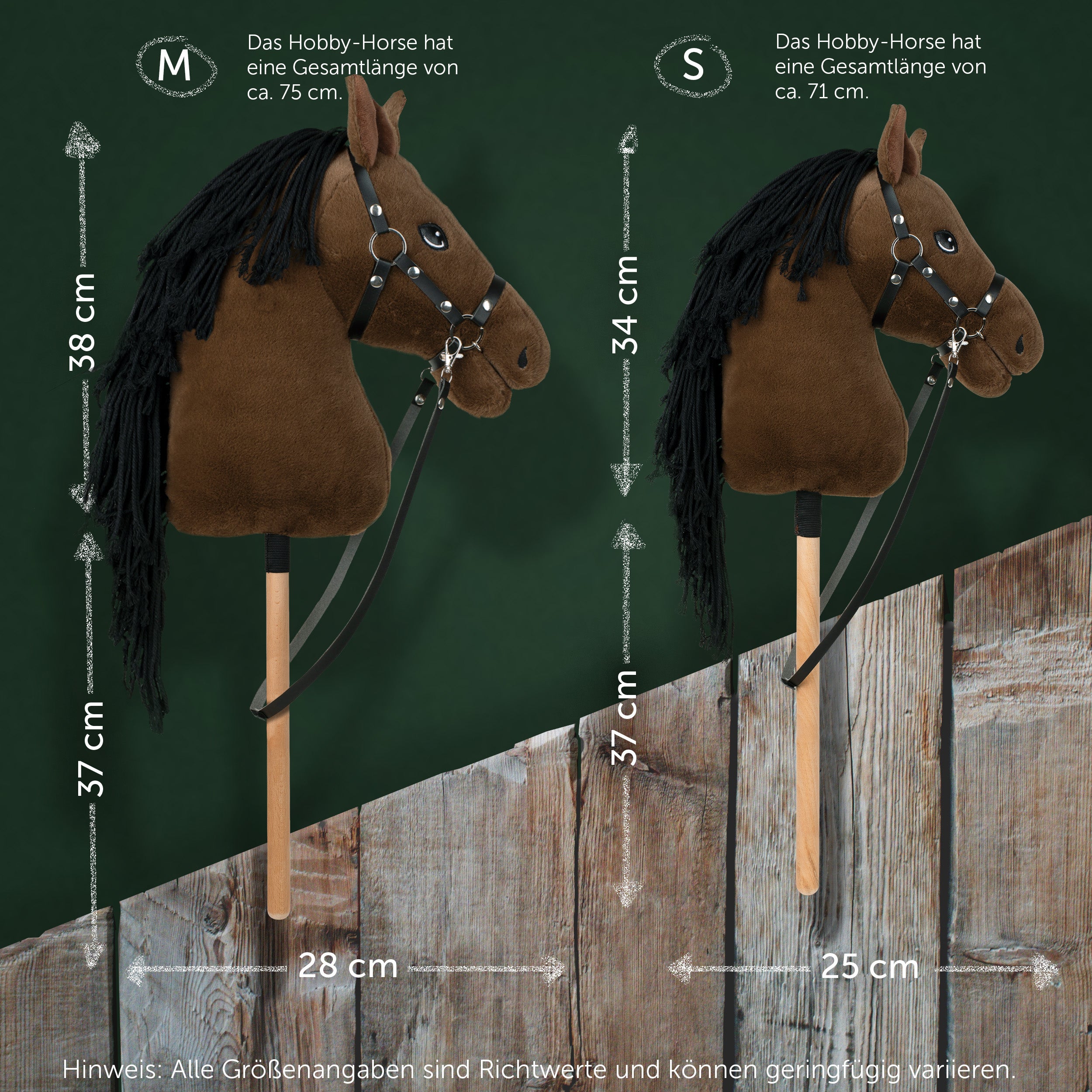 Hobby Horse - "Blaze" - Dark Brown