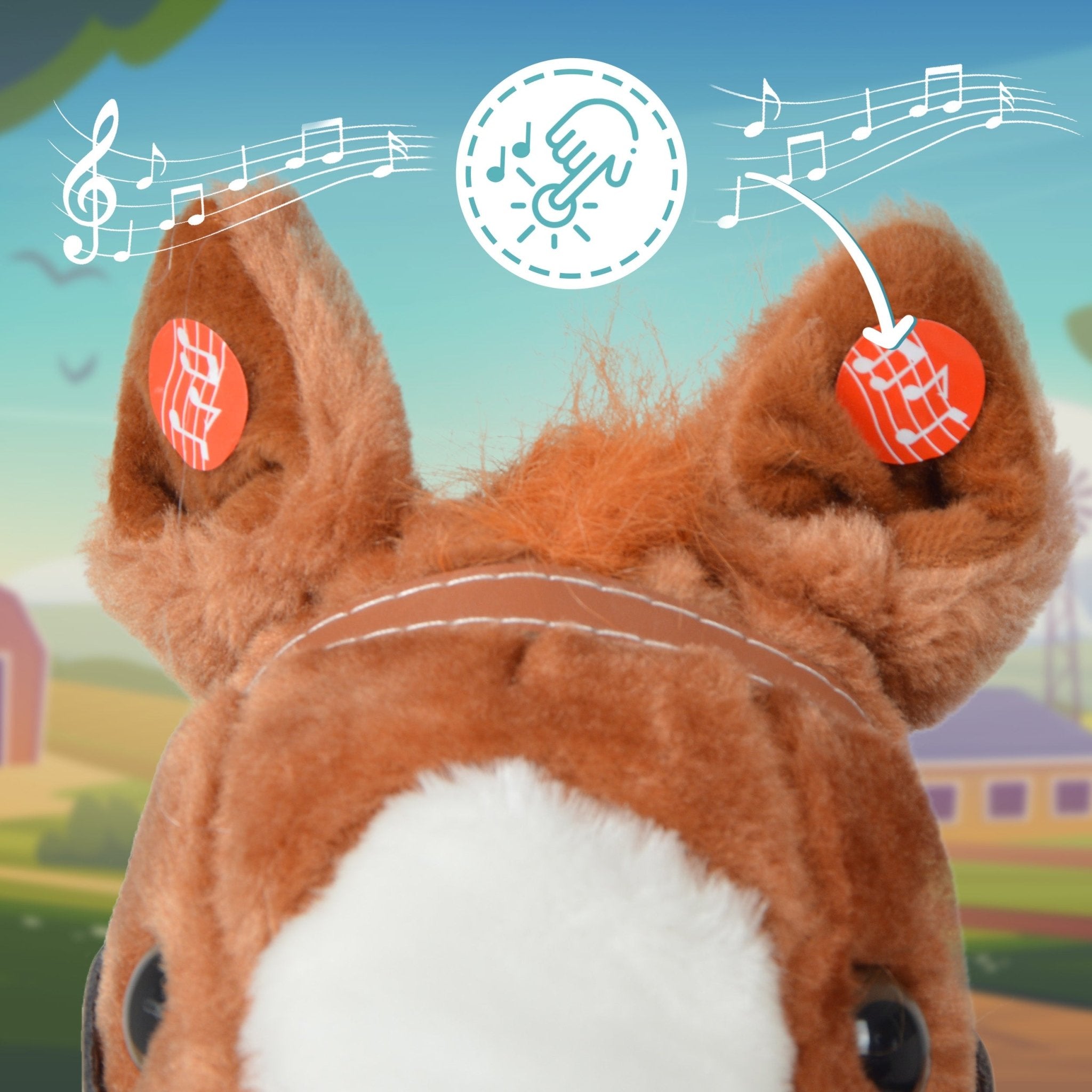 Steckenpferd MR. CHOCO, mit Soundeffekten