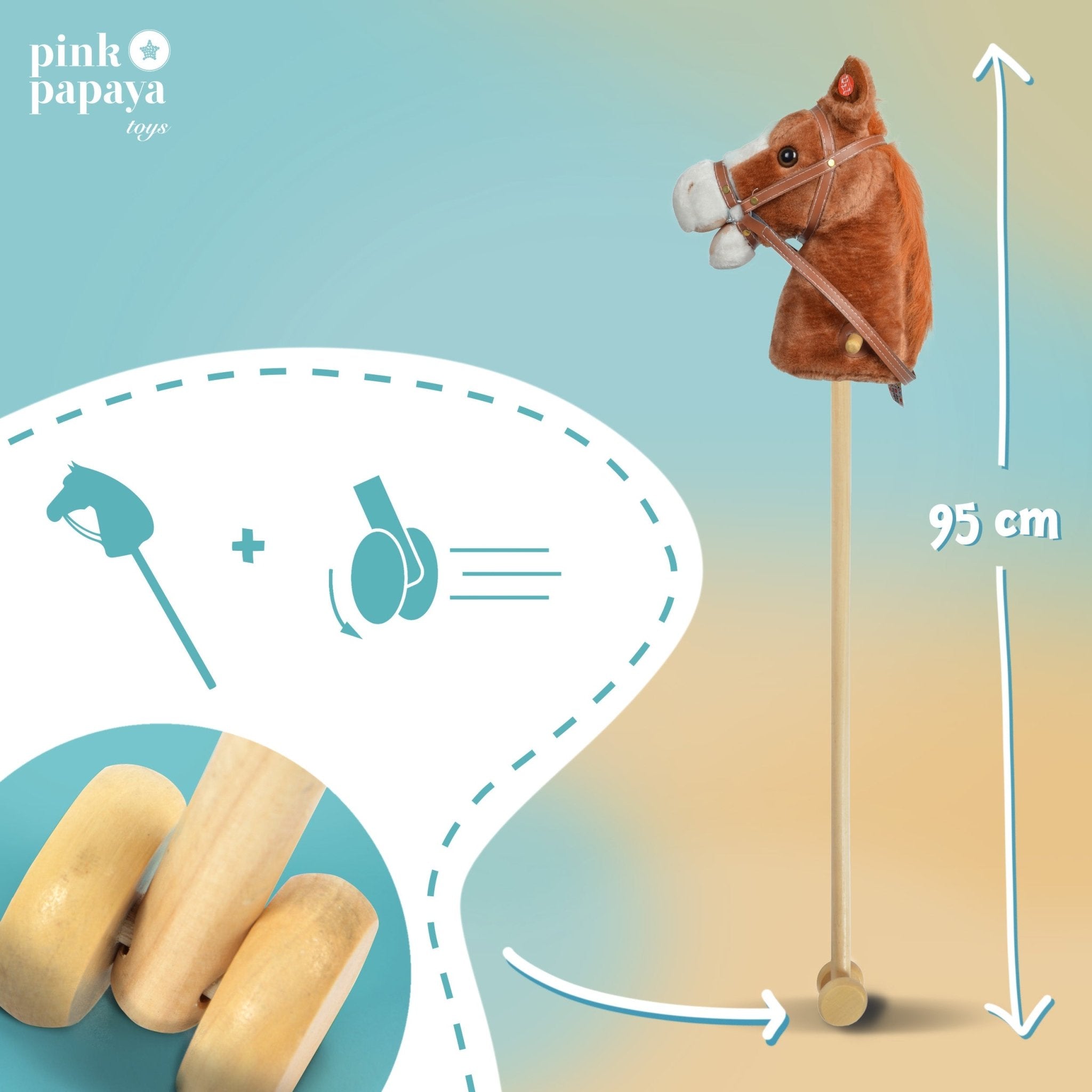 Steckenpferd MR. CHOCO, mit Soundeffekten