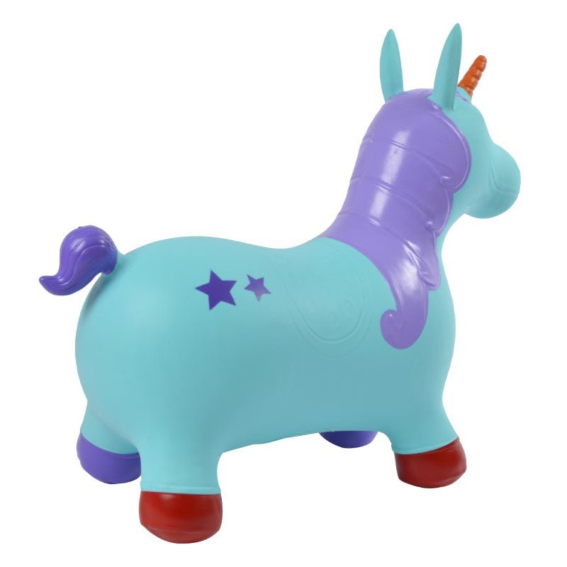 Pink Papaya Hüpftier Einhorn Blau - Bobby
