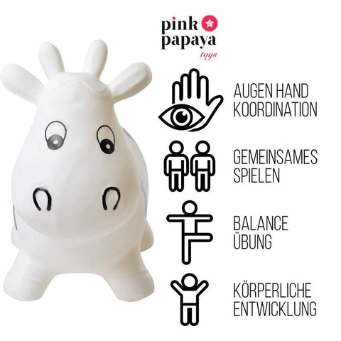 Pink Papaya Hüpftier Kuh - Klara - Pink Papaya Toys
