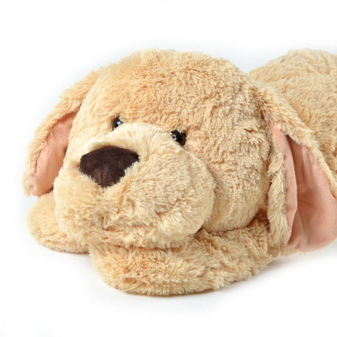 Riesen-Hund Lucy, 100cm XXL Kuscheltier in hellbraun - Pink Papaya Toys