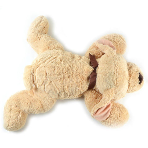 Riesen-Hund Lucy, 100cm XXL Kuscheltier in hellbraun - Pink Papaya Toys