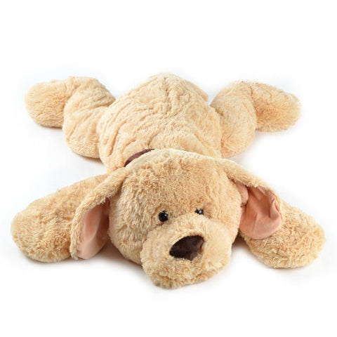 Riesen-Hund Lucy, 100cm XXL Kuscheltier in hellbraun - Pink Papaya Toys