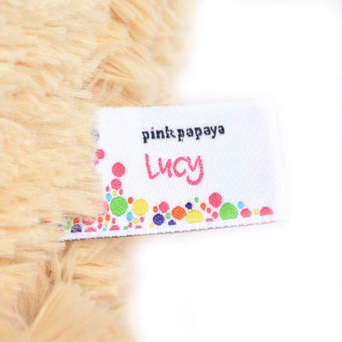 Riesen-Hund Lucy, 100cm XXL Kuscheltier in hellbraun - Pink Papaya Toys