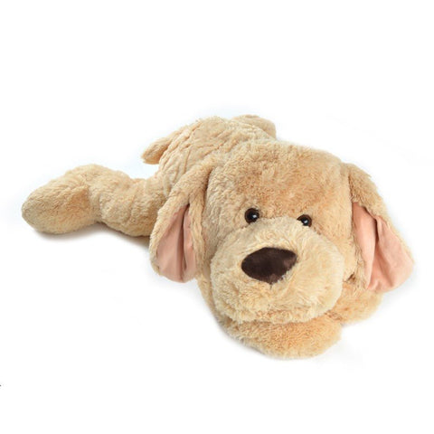 Riesen-Hund Lucy, 100cm XXL Kuscheltier in hellbraun - Pink Papaya Toys