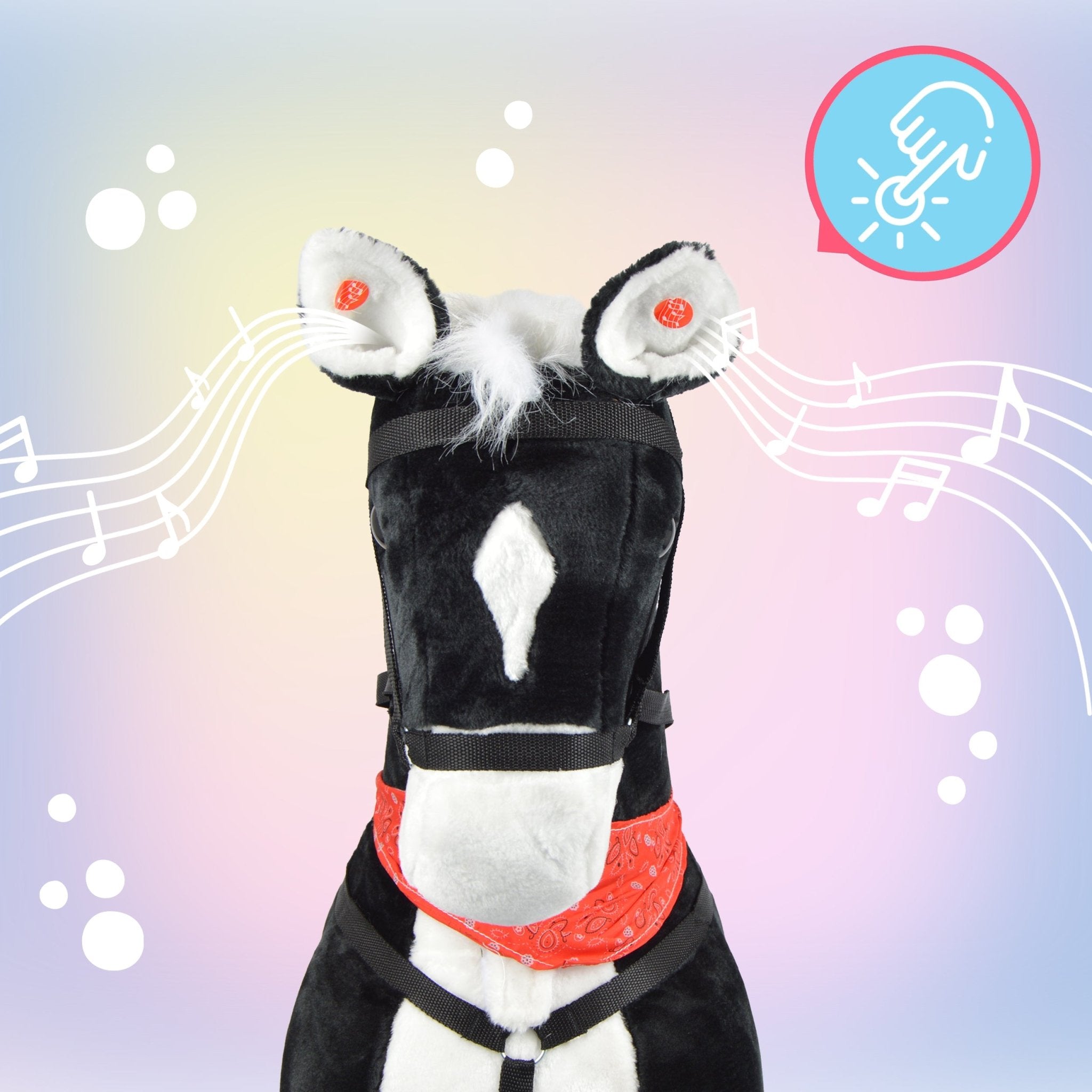 Spielpferd zum Reiten - Stehpferd GIANT AMADEUS 125 cm
