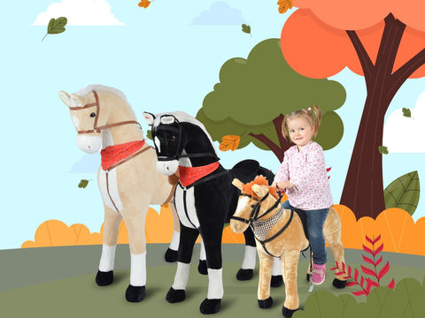 Stehpferde - Ein beliebtes Spielzeug für Kinder - Pink Papaya Toys