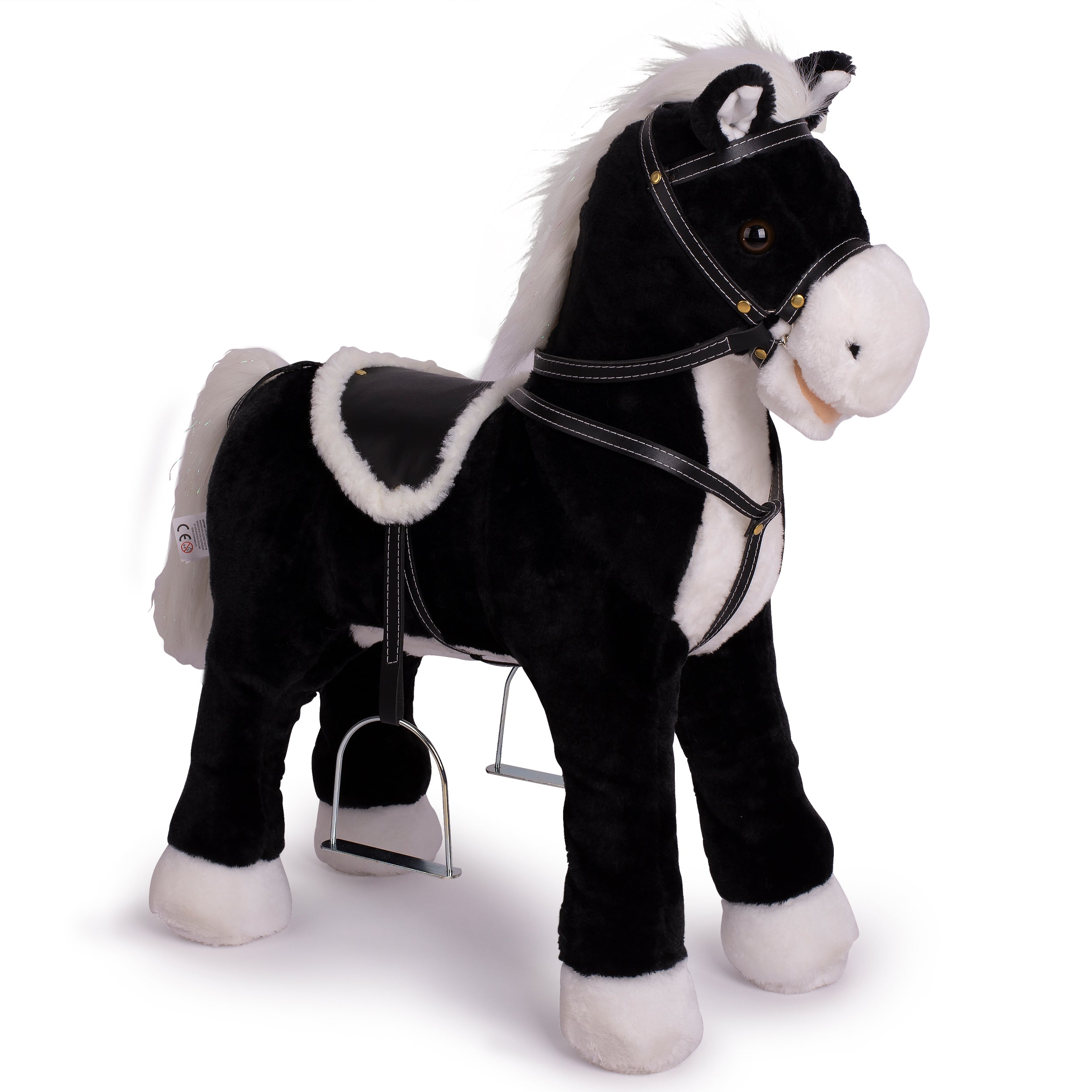 Pink Papaya Stehpferd zum draufsitzen 60cm Spielpferd mit Sound - Amadeus Amadeus, 60 cm