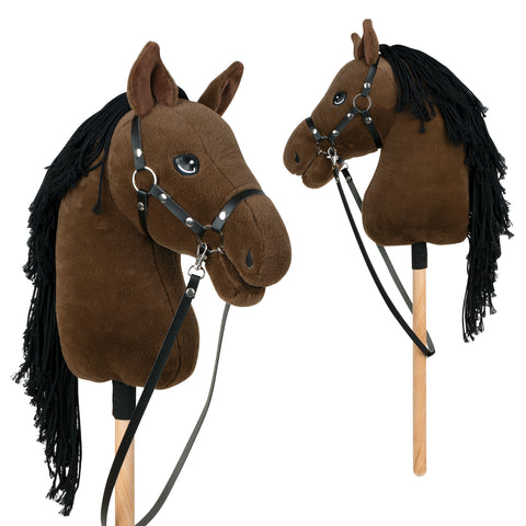 Hobby Horse - "Blaze" - Dark Brown