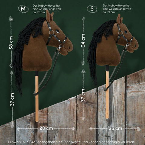 Hobby Horse - "Blaze" - Dark Brown