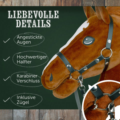 Cheval de loisir - "Merle" - Rouge