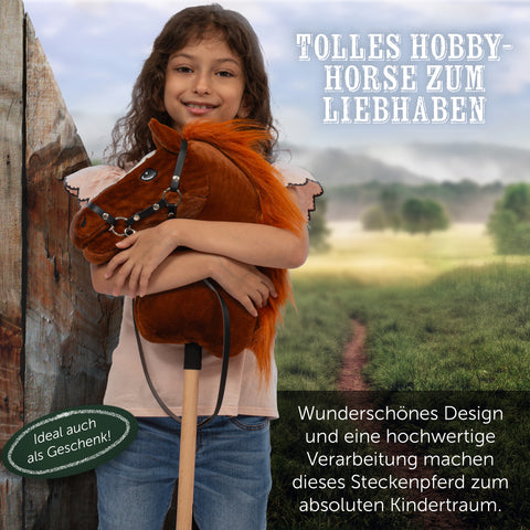 Hobby Horse - "Merle" - Red