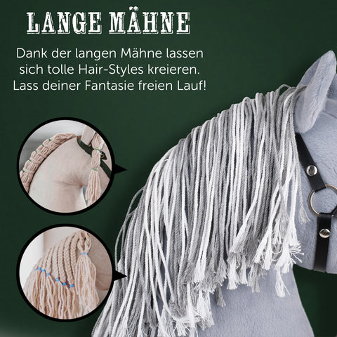 Cheval de loisir "Ronja" - Gris