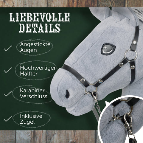 Cheval de loisir "Ronja" - Gris