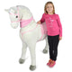 Spielpferd zum Reiten - Stehpferd GIANT LUNA 125 cm