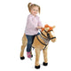 Spielpferd zum Reiten - Stehpferd MARIE 75 cm