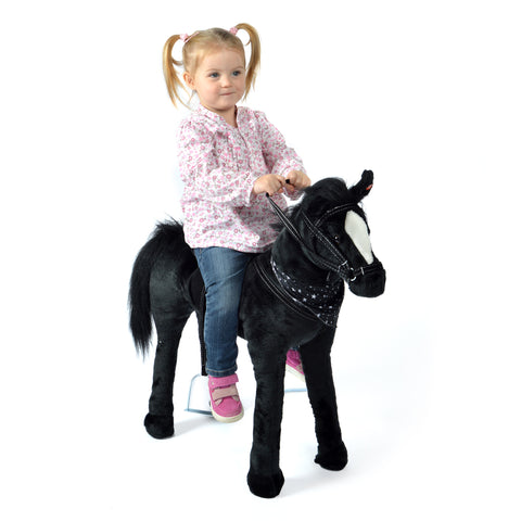 Spielpferd zum Reiten - Stehpferd POLLY 75 cm