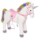 Cheval debout Rainbow - peluche cheval XXL 75 cm