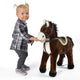 Cheval debout Timmy - Cheval en peluche XXL 65 cm