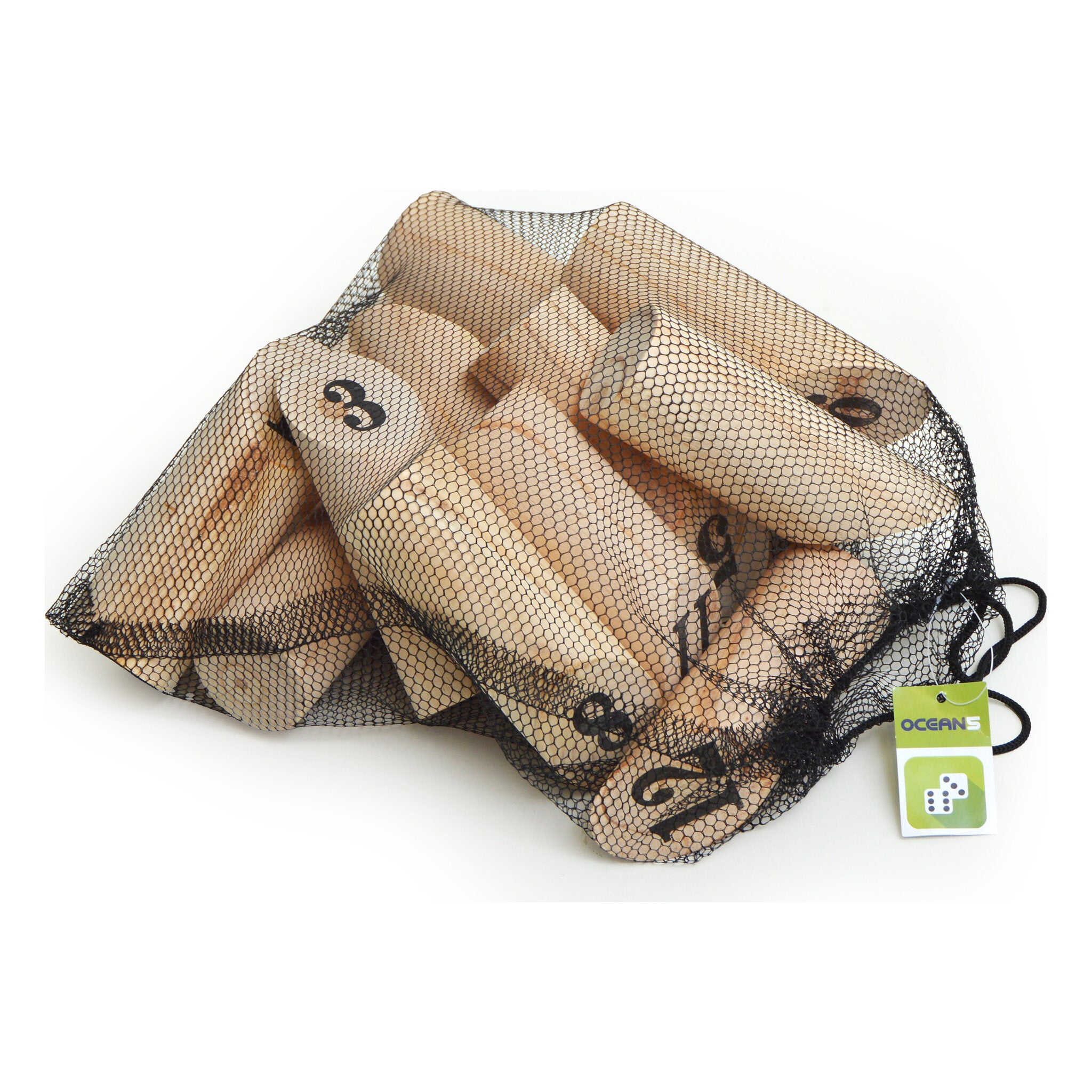 Nummern Kubb – Zahlen-Wurfspiel aus Holz für die ganze Familie