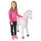 Cheval debout Luna - Cheval en peluche XXL 105 cm