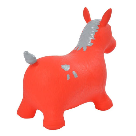 Pink Papaya Hüpftier Pferd Rot - Fred - Pink Papaya Toys