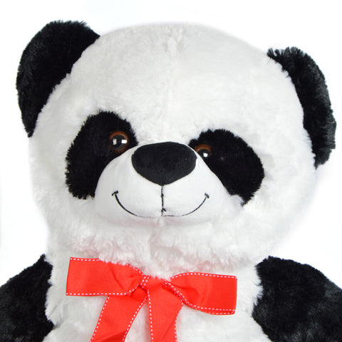 Teddybär / Panda Pan Tao, 100cm XXL Teddy-Plüschbär in schwarz-weiss
