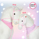 Spielpferd zum Reiten - Stehpferd GIANT LUNA 125 cm - Pink Papaya Toys